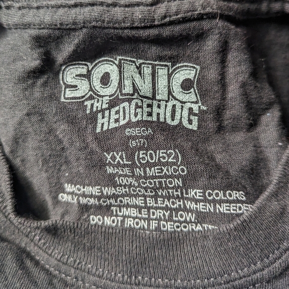 Sonic the Hedgehog Graphic Tshirt Mens XXL - Picture 2 of 2